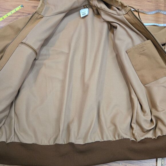 Carhartt Thermal Lined Duck Canvas Active Jacket J131 Large Tall USA Made Union - Picture 13 of 15